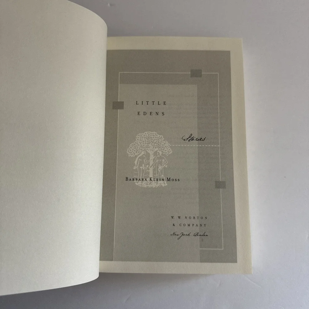 Little Edens by Barbara Klein Moss Short Stories Hardcover‎ Book